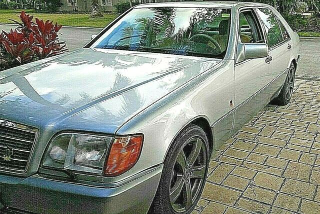 1994 Mercedes-Benz S-Class Silver with Gray lower panels