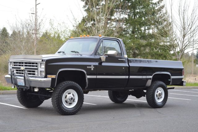 1owner 1986 Chevy K30 1 Ton Silverado Regular Cab 4x4 Only 52396 Original Miles For Sale 6644