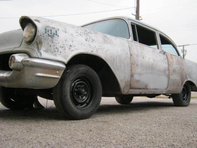 1957 Chevrolet Bel Air/150/210 BLACK WIDOW!! FULIE !! GASSER !! 2 DR 210