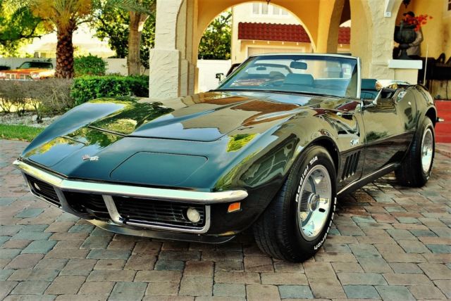 1969 Chevrolet Corvette Convertible Numbers Matching 350 V8 4-Speed