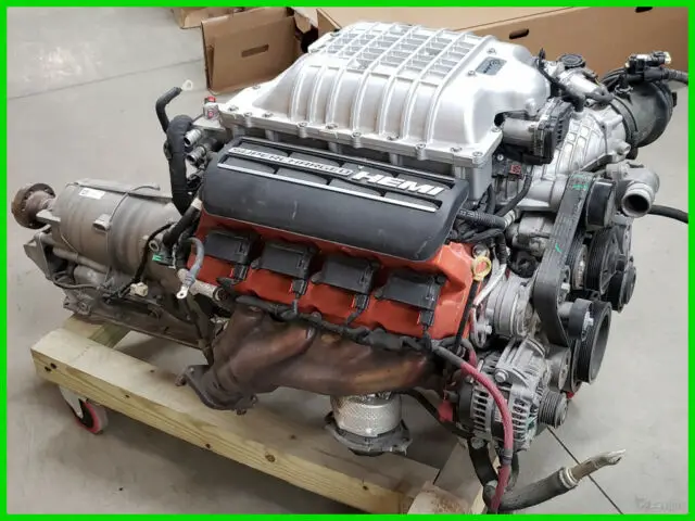 1900 Dodge Challenger SRT Hellcat complete Supercharged 6.2L Engine Auto Trans