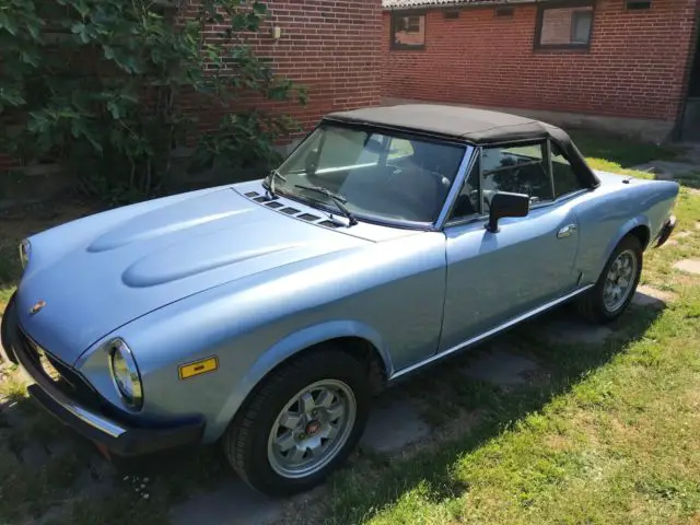 1982 Fiat 124 Spider leather