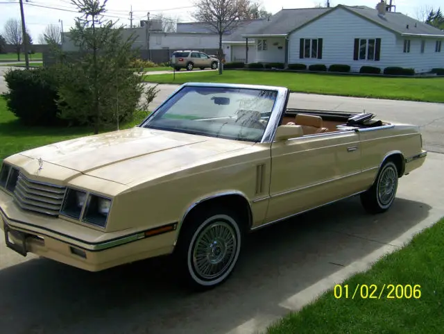 1985 Dodge 600 CONVERTIBLE