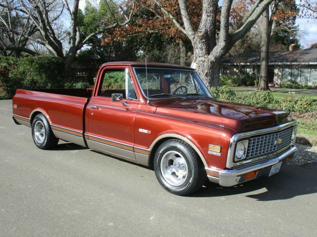 1971 Chevrolet C-10 Cheyenne 1 Owner Rust Free #s Matching CA Original