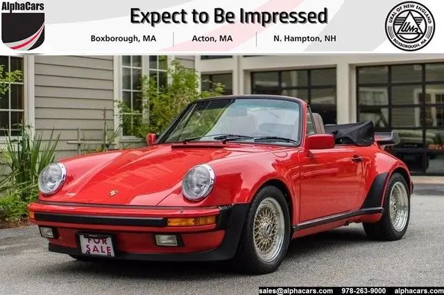 1986 Porsche 911 Carrera Wide Body Cabriolet M491 Turbo Look