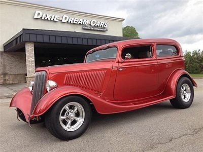 34 Ford Tudor 351 Windsor AT 9in-rear AC PW PB Disc Gibbon Fiberglass 2 ...