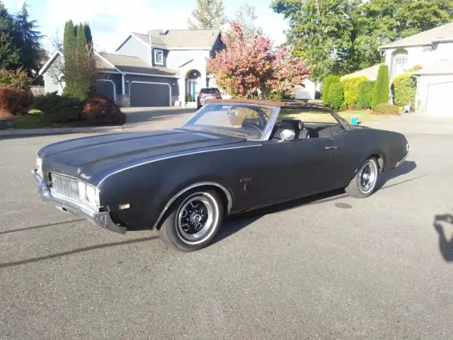 1969 Oldsmobile Cutlass factory 4-speed convertible!