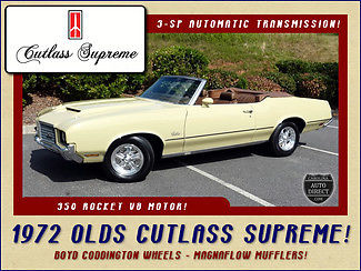 1972 Oldsmobile Cutlass SUPREME CONVERTIBLE - MOSTLY STOCK