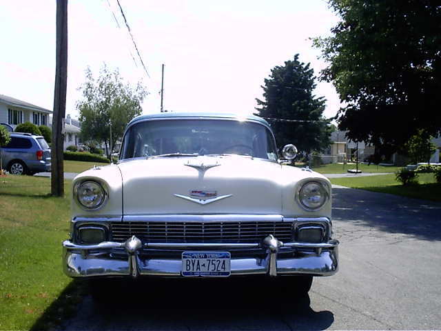 1956 Chevrolet Bel Air/150/210 4 door sedan with continental kit