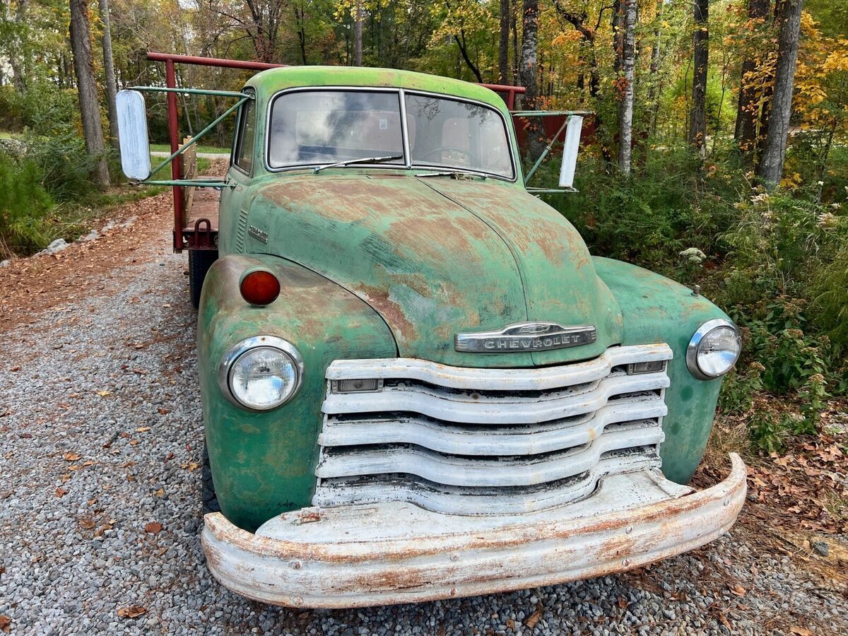 49 Chevy Flatbed 5 window 2 Ton Wrecker or Dump Truck 6400 for sale