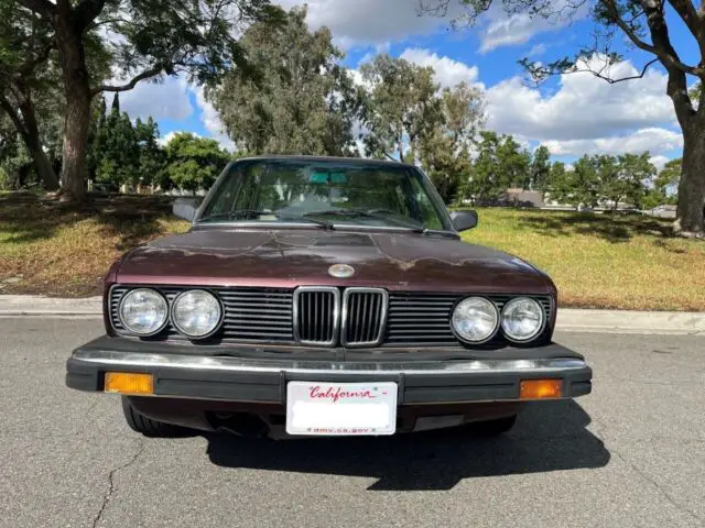 1985 BMW 5-Series 528e 4dr Sedan