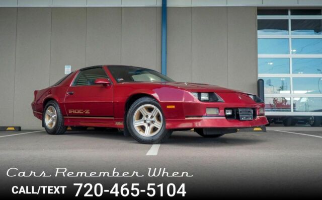 1988 Chevrolet Camaro IROC-Z28 One Owner 