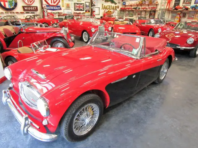 1964 Austin Healey 3000 --red