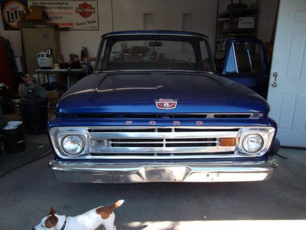 1962 Ford F-100 Blue Gray