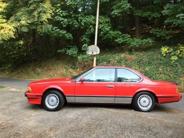 1989 BMW 6-Series L6