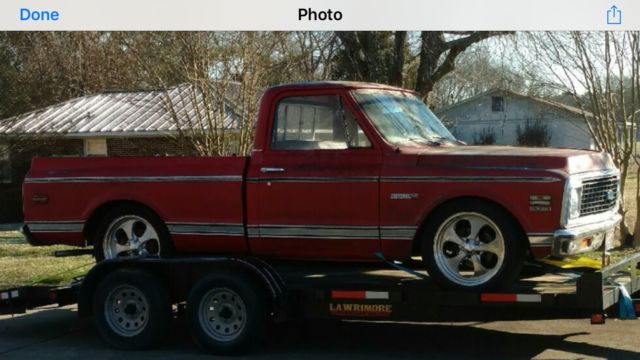 1971 Chevrolet Cheyenne 2 door Short wheelbase