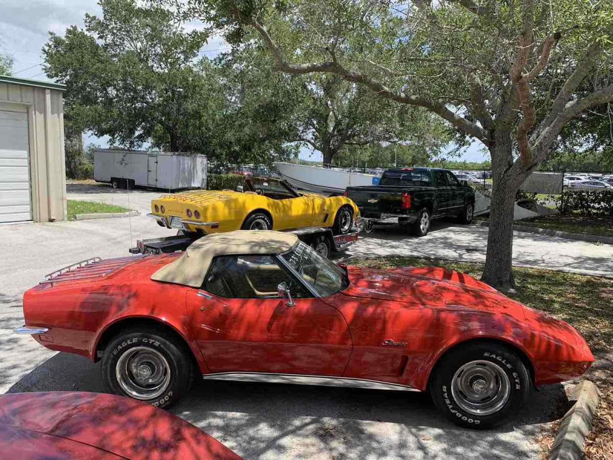 1973 Chevrolet corvette Tan Leather