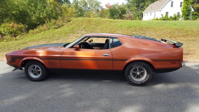 1973 Ford Mustang Q code MACh 1 4sp W Deluxe Interior