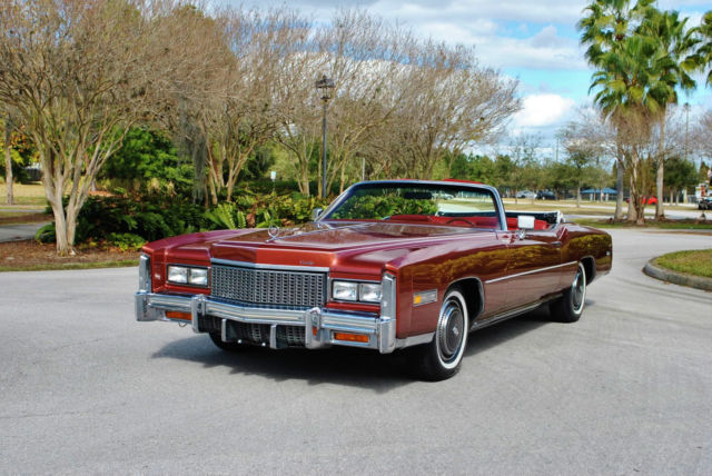 1976 Cadillac Eldorado Convertible 23,744 Actual Miles! Super Clean!