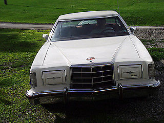 1979 Ford Thunderbird White,With Brown Pin Strips