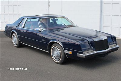 1981 Chrysler Imperial 2 Door