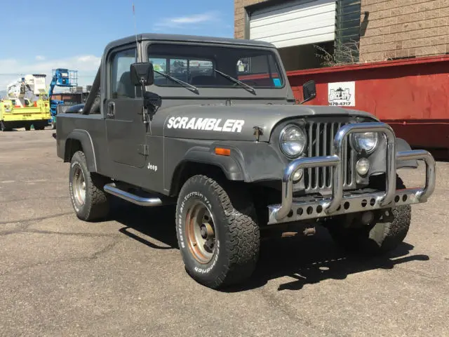 1981 Jeep CJ CJ8 Scrambler Half Cab Hard Top Truck Bed