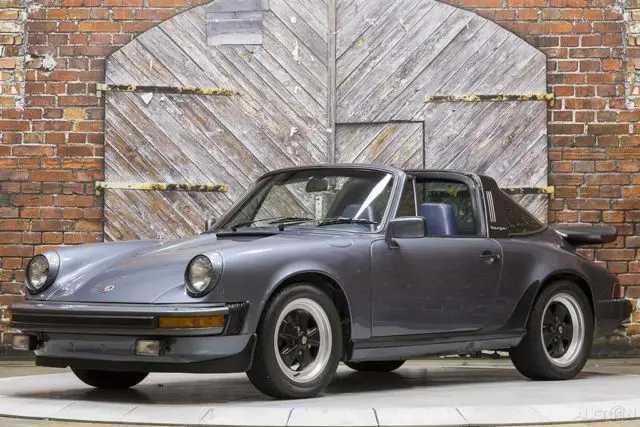 1983 Porsche 911 SC Targa 3.2L 5-Speed Slate Blue Metallic