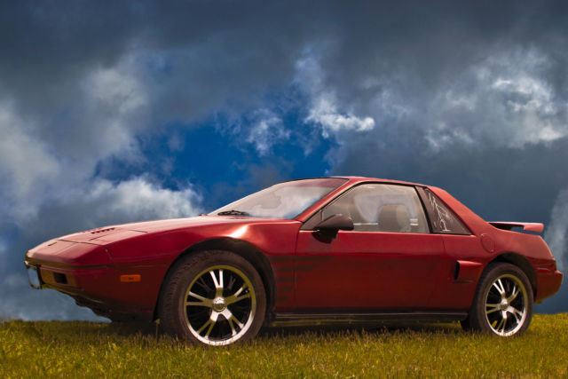 1985 Pontiac Fiero shaved trim and door handles