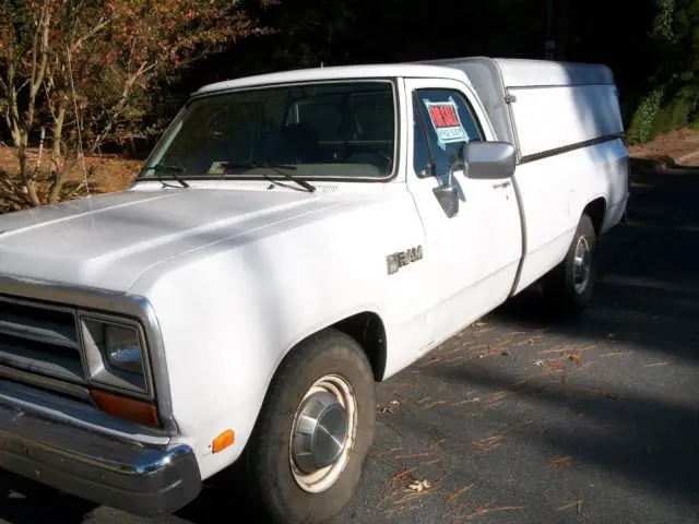 1989 Dodge Ram 2500 fleetside