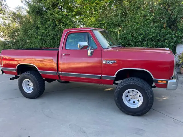 1989 Dodge W-150  half ton W150