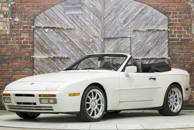 1991 Porsche 944 S2 Cabriolet Alpine White Black Leather