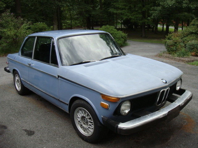 1976 BMW 2002 with a 5 speed manual transmission