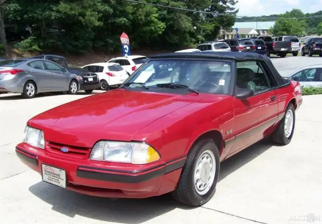 1987 Ford Mustang LX 5.0L 5-SPEED 302 V8 A/C GT LEATHER SPORT STYLE BUCKETS