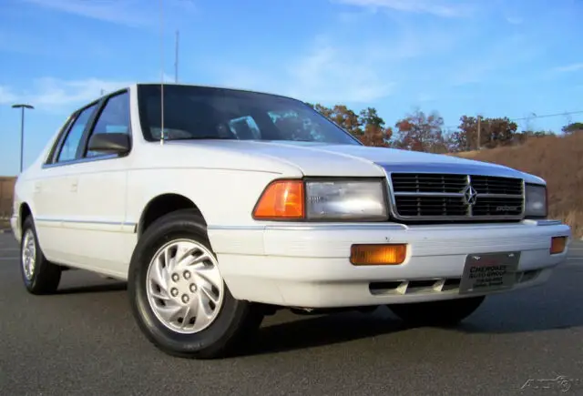 1992 Dodge Spirit 1-OWNER 63K 2.5L FUEL INJECTED 4CYL AUTO COLD AC SEDAN