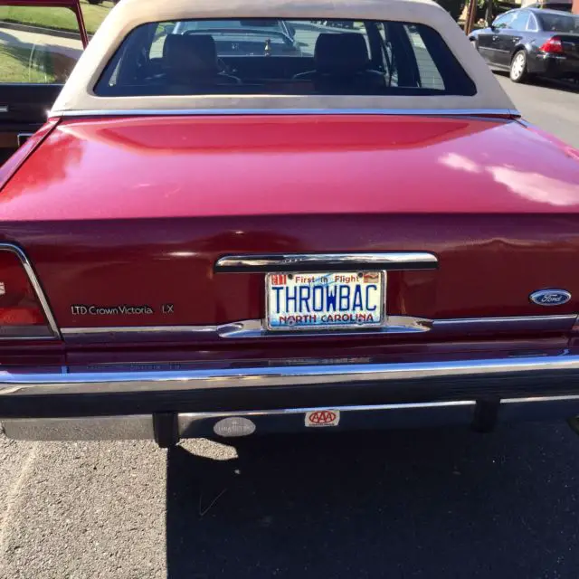 1988 Ford Crown Victoria LTD, LX