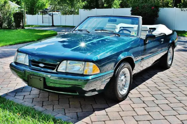 1990 Ford Mustang LX 5.0 Convertible 7-Up Edition only 69k Miles