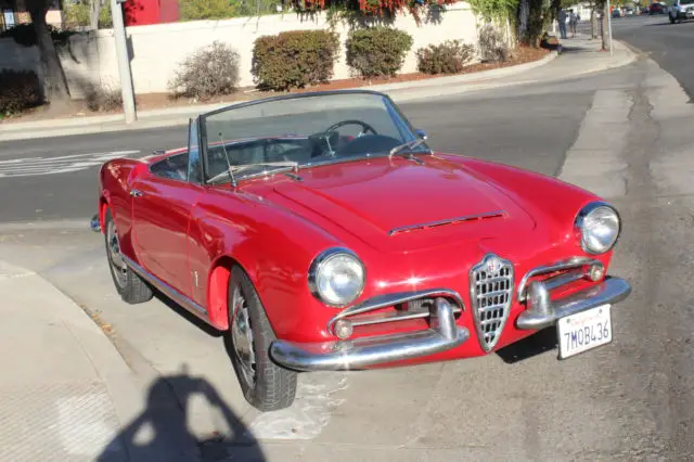 1964 Alfa Romeo Spider 2 Door Convertible