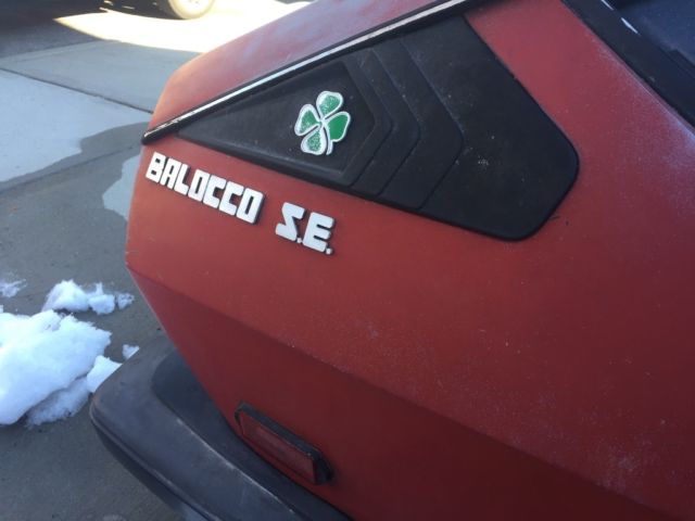 1982 Alfa Romeo GTV Balocco Special Edition