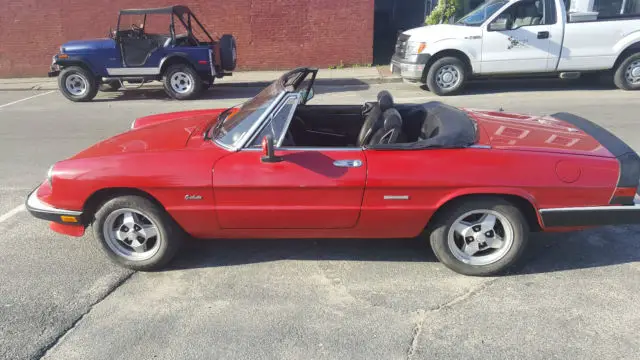 1988 Alfa Romeo Spider convertible