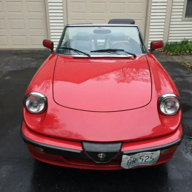 1988 Alfa Romeo Spider QUADRIFOGLIO