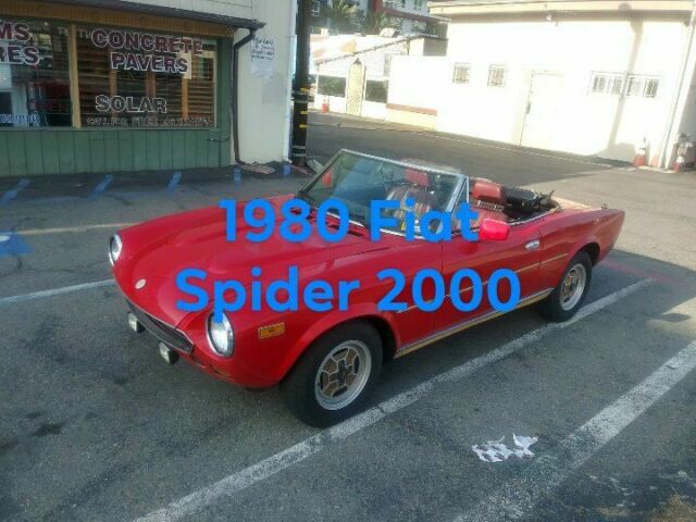 1980 Fiat 124 Spider