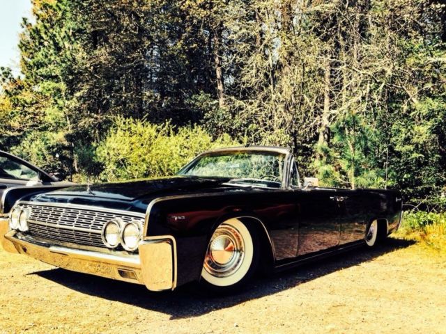 1962 Lincoln Continental MOST DESIRED "Triple Black" suicide convertible