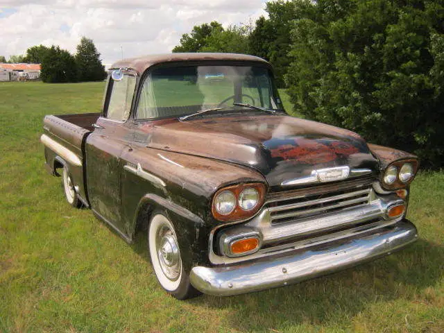 1958 Chevrolet Other Pickups BIG WINDOW APACHE, FRESH 350, 700R SHORT BED