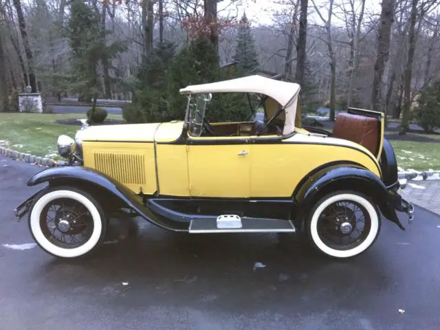 1930 Ford Model A Rumble seat Roadster