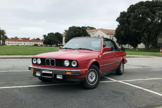 1989 BMW 3-Series Red