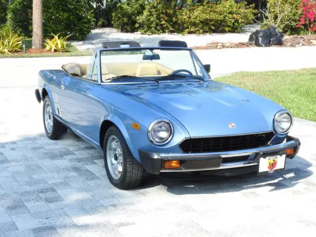 1982 Fiat 124 Spider Spider