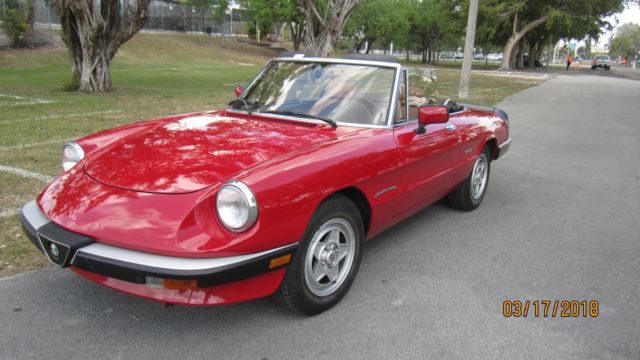 1990 Alfa Romeo Spider CONVERTIBLE