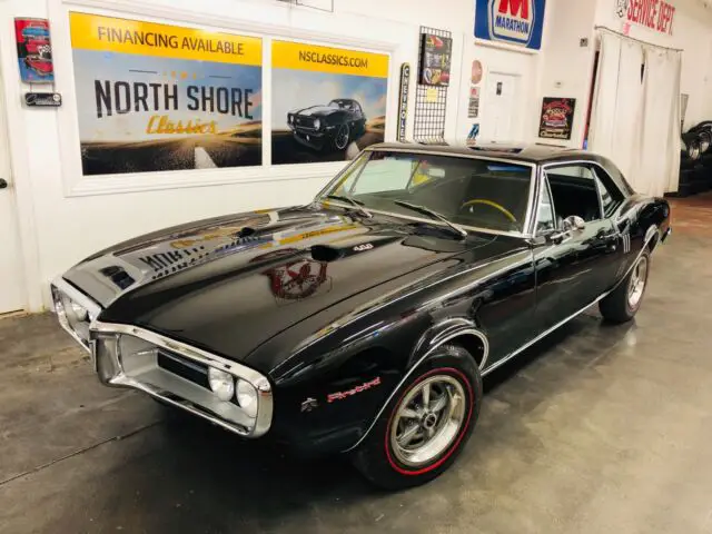 1967 Pontiac Firebird -FRAME OFF-400/400 SLICK BLACK ON BLACK MUSCLE CAR