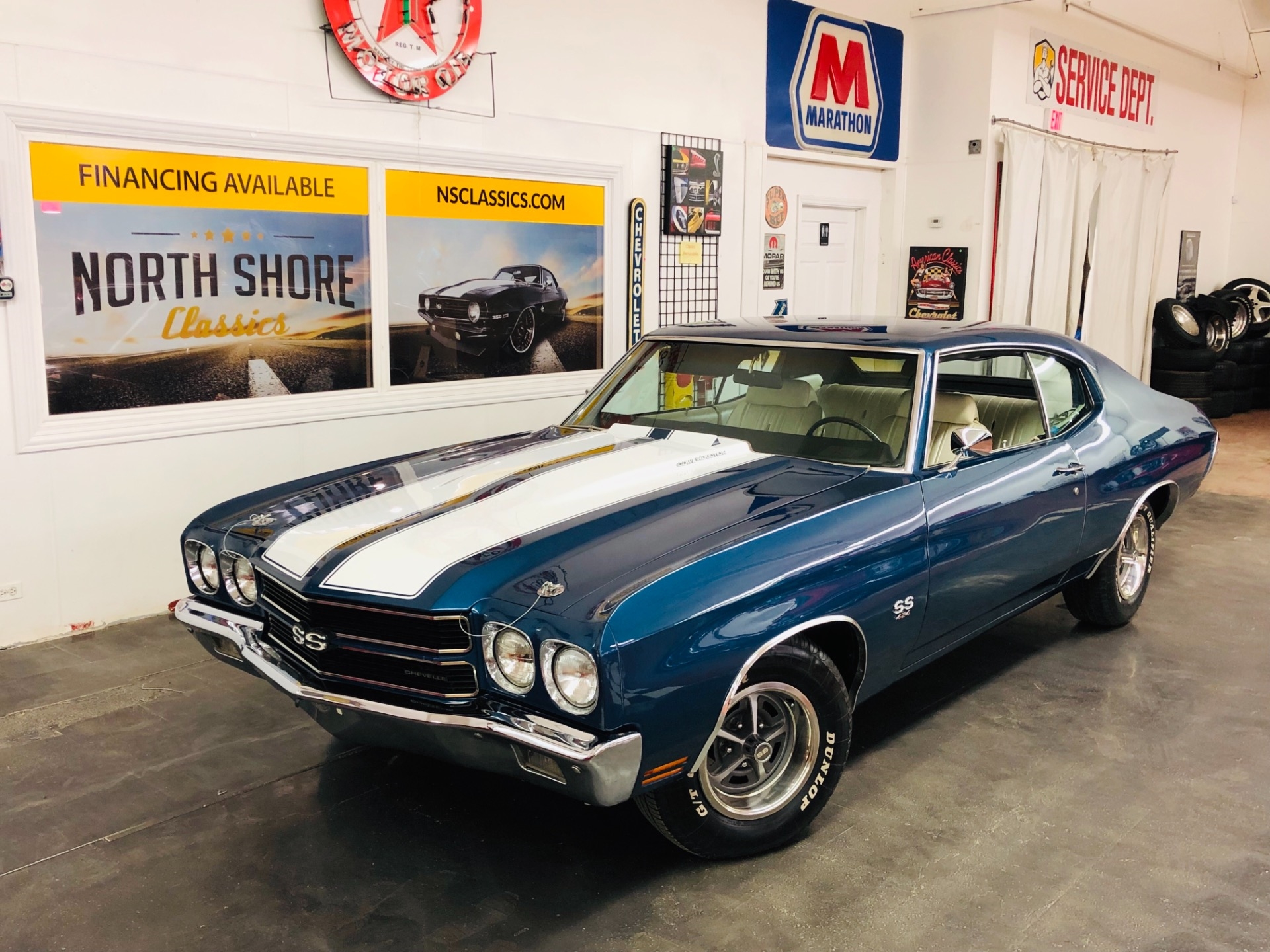 1970 Chevrolet Chevelle Fathom Blue Big Block-VIDEO