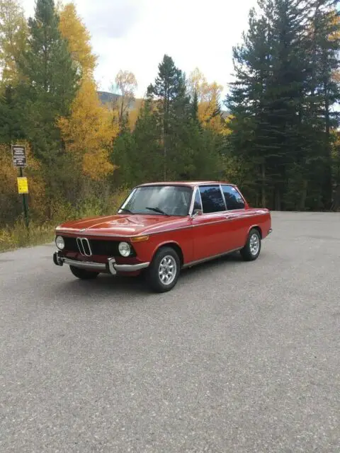 1967 BMW 1600 great, new chrome bumpers.